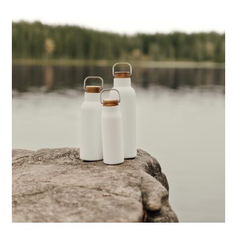 VINGA Ciro RCS recycelte Vakuumflasche 580ml weiß