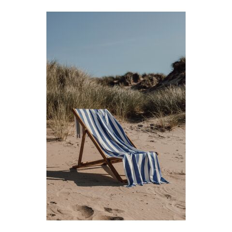 VINGA Ornos GRS Hamamtuch aus Baumwolle blau-weiß | ohne Werbeanbringung | Nicht verfügbar | Nicht verfügbar | Nicht verfügbar