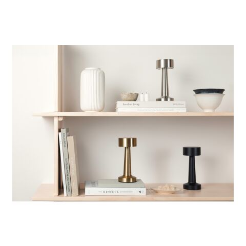 VINGA Maris Tischleuchte aus RCS recyceltem ABS schwarz | ohne Werbeanbringung | Nicht verfügbar | Nicht verfügbar