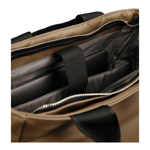 VINGA Bermond Rucksack aus RCS recyceltem PU braun | ohne Werbeanbringung | Nicht verfügbar | Nicht verfügbar