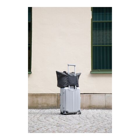 VINGA Livorno Wochenendtasche aus GRS recyceltem Polyester schwarz