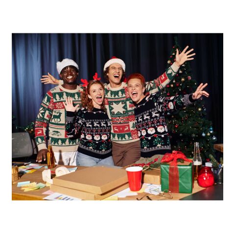 Weihnachtspullover S-M beige