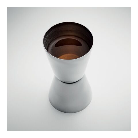 Messbecher Edelstahl mattsilber | ohne Werbeanbringung | Nicht verfügbar | Nicht verfügbar