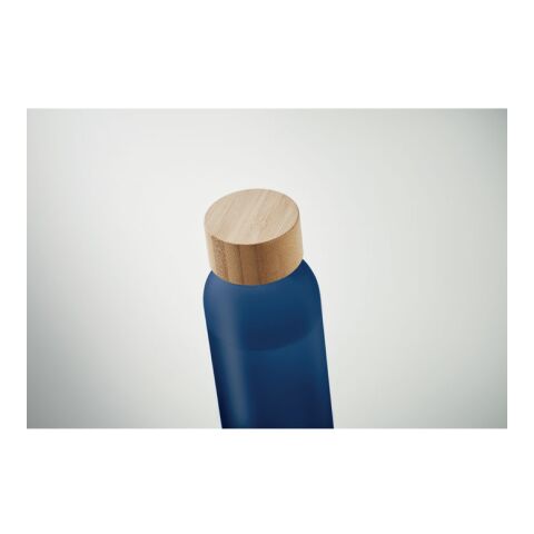 Glasflasche 500 ml gefrostet transparent blau | ohne Werbeanbringung | Nicht verfügbar | Nicht verfügbar | Nicht verfügbar