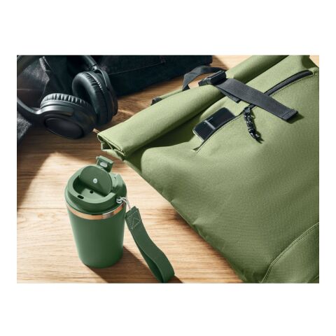 Rolltop-Rucksack 600D Armeegrün | ohne Werbeanbringung | Nicht verfügbar | Nicht verfügbar | Nicht verfügbar
