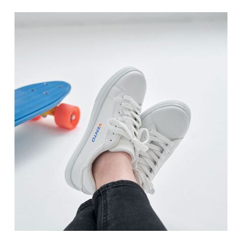 Sneakers aus PU 46 weiß | ohne Werbeanbringung | Nicht verfügbar | Nicht verfügbar | Nicht verfügbar