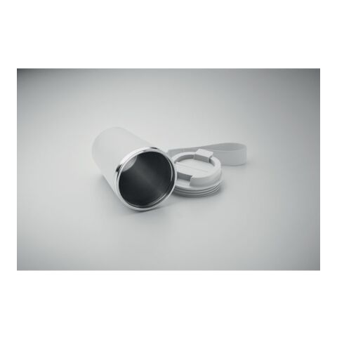 Doppelwandiger Trinkbecher 350 ml weiß | ohne Werbeanbringung | Nicht verfügbar | Nicht verfügbar | Nicht verfügbar