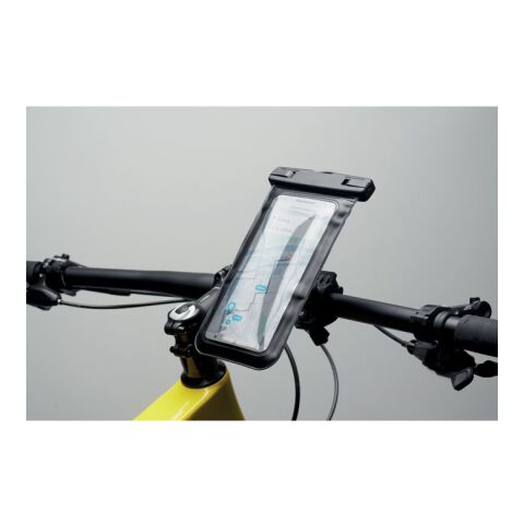 Fahrrad-Smartphone-Halter PVC schwarz | ohne Werbeanbringung | Nicht verfügbar | Nicht verfügbar