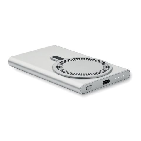 Powerbank mit Ladestation 15W mattsilber | ohne Werbeanbringung | Nicht verfügbar | Nicht verfügbar | Nicht verfügbar
