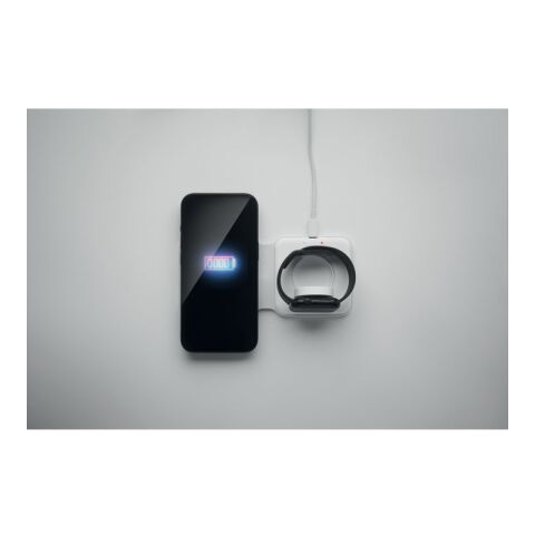 2in1 faltbare Ladestation 15W weiß | ohne Werbeanbringung | Nicht verfügbar | Nicht verfügbar | Nicht verfügbar