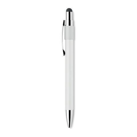 Druckkugelschreiber mit Stylus transparent