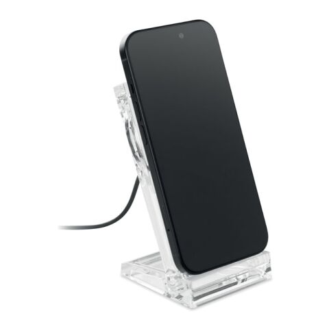 Kabellose Ladestation 15W transparent | ohne Werbeanbringung | Nicht verfügbar | Nicht verfügbar | Nicht verfügbar
