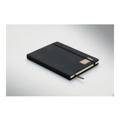 DIN A5 Notizbuch RPET schwarz | ohne Werbeanbringung | Nicht verfügbar | Nicht verfügbar | Nicht verfügbar