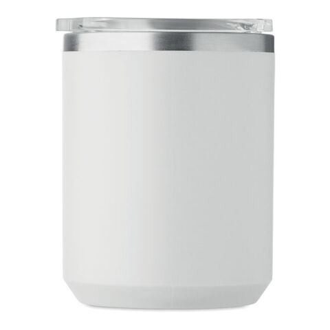 Doppelwandiger Becher 400ml weiß | ohne Werbeanbringung | Nicht verfügbar | Nicht verfügbar