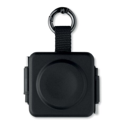 Einziehbares 100W-Typ-C-Kabel schwarz