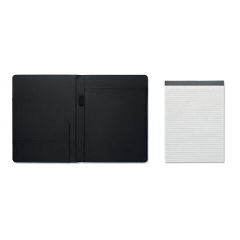 DIN A4 Portfolio &amp; Notizblock schwarz