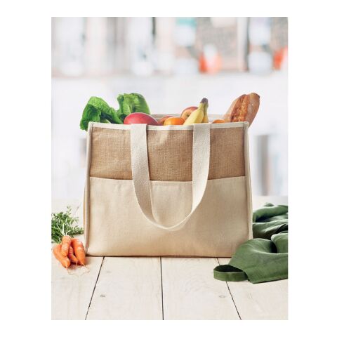 Jute-Canvas Shopping Tasche beige | ohne Werbeanbringung | Nicht verfügbar | Nicht verfügbar | Nicht verfügbar