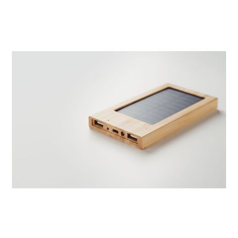 Solar-Powerbank 4000 mAh aus Bambus holzfarben | ohne Werbeanbringung | Nicht verfügbar | Nicht verfügbar | Nicht verfügbar