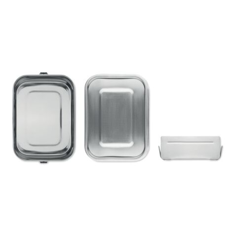 Lunchbox Edelstahl mattsilber | ohne Werbeanbringung | Nicht verfügbar | Nicht verfügbar | Nicht verfügbar