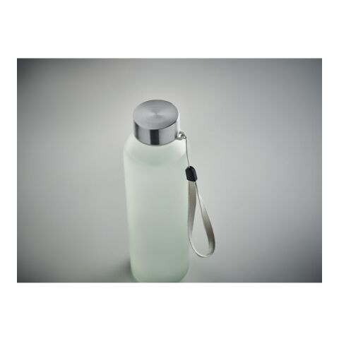 Glasflasche Subli 500ml transparent weiß | ohne Werbeanbringung | Nicht verfügbar | Nicht verfügbar | Nicht verfügbar