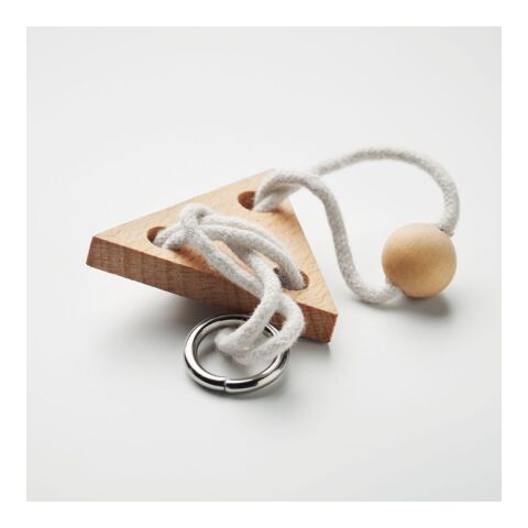 Geduldsspiel Holz Dreieck holzfarben | ohne Werbeanbringung | Nicht verfügbar | Nicht verfügbar | Nicht verfügbar