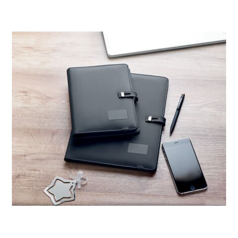 DINA4 Portfolio &amp; Ladestation schwarz | ohne Werbeanbringung | Nicht verfügbar | Nicht verfügbar | Nicht verfügbar