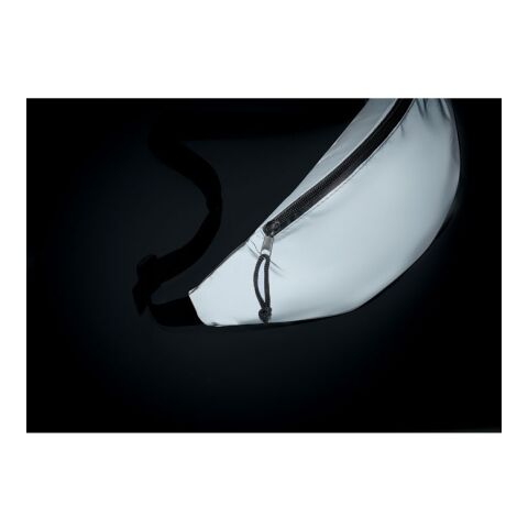 Reflektierende Gürteltasche mattsilber | ohne Werbeanbringung | Nicht verfügbar | Nicht verfügbar