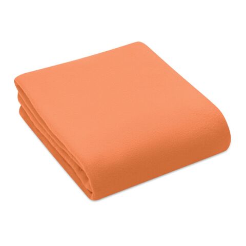RPET Fleece-Reisedecke orange | ohne Werbeanbringung | Nicht verfügbar | Nicht verfügbar | Nicht verfügbar