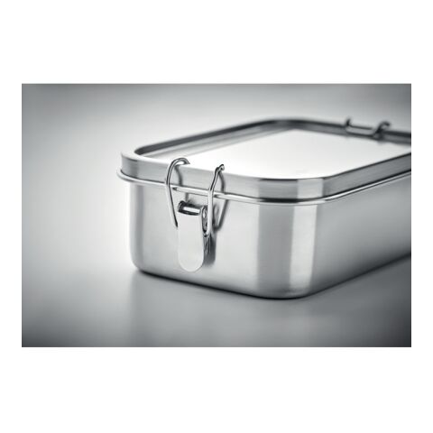Lunchbox &#039;Chan&#039; aus Edelstahl 750ml mattsilber | ohne Werbeanbringung | Nicht verfügbar | Nicht verfügbar | Nicht verfügbar