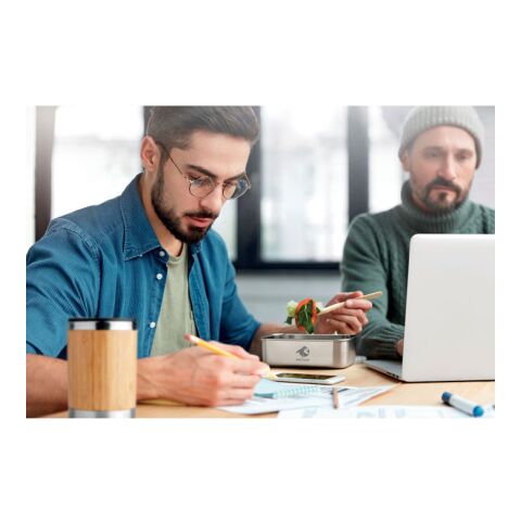 Lunchbox &#039;Savanna&#039; Edelstahl 600ml holzfarben | ohne Werbeanbringung | Nicht verfügbar | Nicht verfügbar | Nicht verfügbar