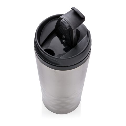 Stainless-Steel geometrischer Becher silber | ohne Werbeanbringung | Nicht verfügbar | Nicht verfügbar | Nicht verfügbar