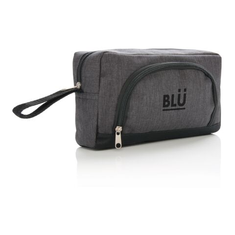 Basic Two Tone Kosmetiktasche anthrazit-schwarz | ohne Werbeanbringung | Nicht verfügbar | Nicht verfügbar | Nicht verfügbar