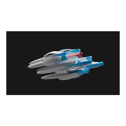 Prodir DS2 Druckkugelschreiber matt weiß | Blau | ohne Werbeanbringung | ohne Werbeanbringung | Metall satiniert