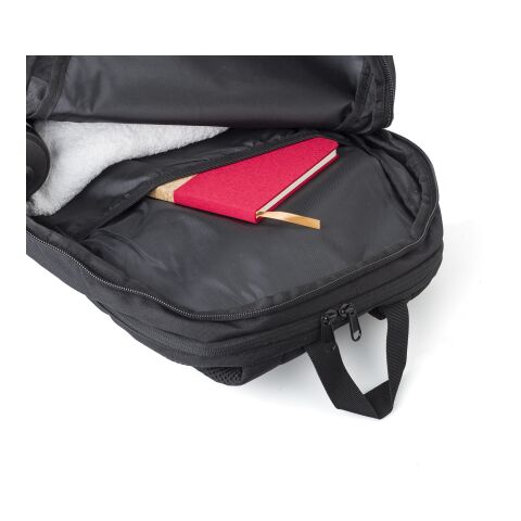 RPET-Polyester-Multifunktionsrucksack Sebastian Schwarz | ohne Werbeanbringung | Nicht verfügbar | Nicht verfügbar