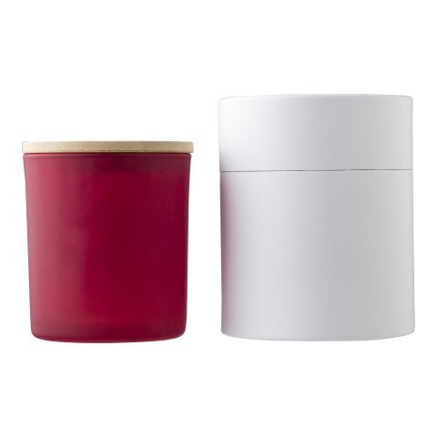 Glaskerze Lucas Rot | ohne Werbeanbringung | Nicht verfügbar | Nicht verfügbar