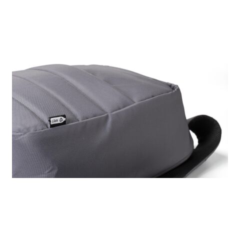 RPET-Polyester (300D) Anti-Diebstahl-Laptop-Rucksack Calliope Grau | ohne Werbeanbringung | Nicht verfügbar | Nicht verfügbar