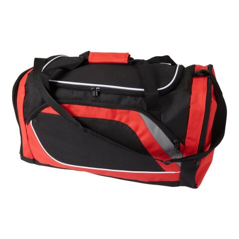 Sporttasche 'Stripes' aus Polyester Schwarz | ohne Werbeanbringung | Nicht verfügbar | Nicht verfügbar