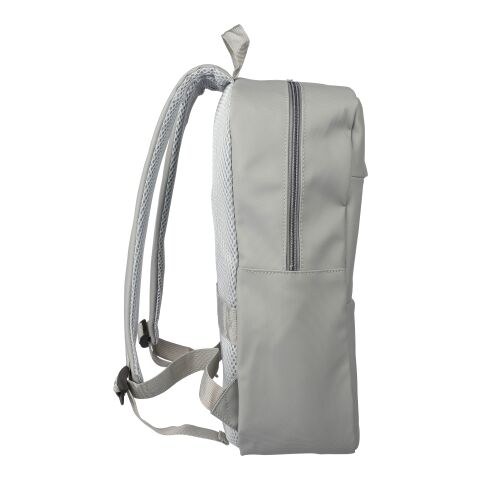 PU 15 Zoll Laptop-Rucksack Felicia Grau | ohne Werbeanbringung | Nicht verfügbar | Nicht verfügbar