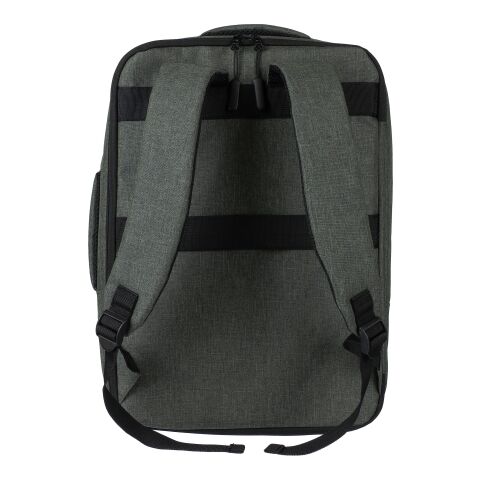 rPET (300D) Polyester Laptop-Rucksack Eulalia Schwarz | ohne Werbeanbringung | Nicht verfügbar | Nicht verfügbar