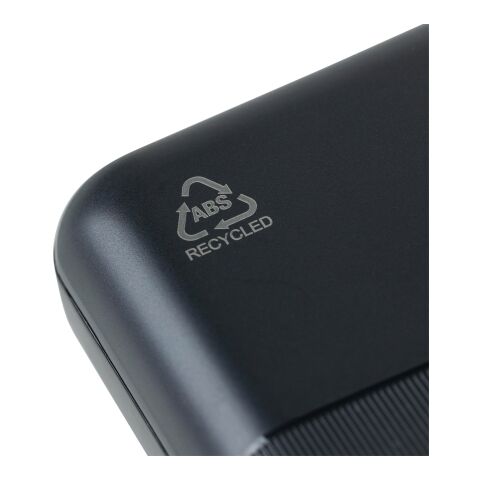 Recycelte ABS-Powerbank Rayen Weiß | ohne Werbeanbringung