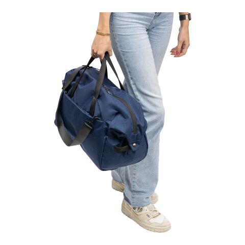 rPET (300D) Polyester Ocean Bound Sporttasche Niv Blau | ohne Werbeanbringung | Nicht verfügbar | Nicht verfügbar