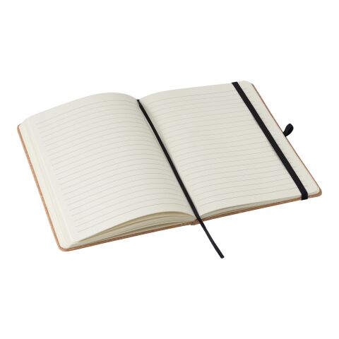 Notizbuch aus recyceltem Leder (A5) Gianna Schwarz | ohne Werbeanbringung | Nicht verfügbar | Nicht verfügbar