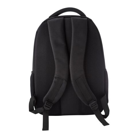 Laptop Rucksack 'Mondrian' aus Polyester Schwarz
