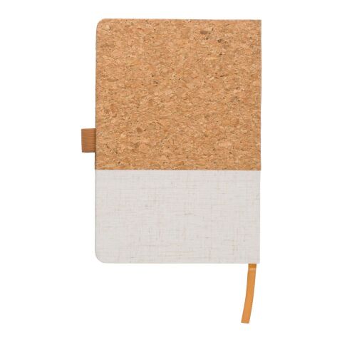 Notizbuch Trevor aus Kork und Baumwolle Rot