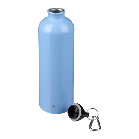 Recycelte einwandige Edelstahlflasche (750 ml) Emeric Rot