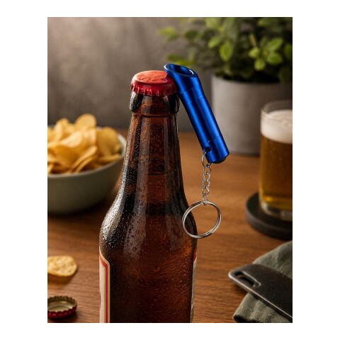 LED-Lampe 'Keylight' aus Metall Kobaltblau