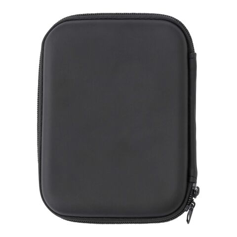 Werkzeug-Set in Ledertasche Schwarz