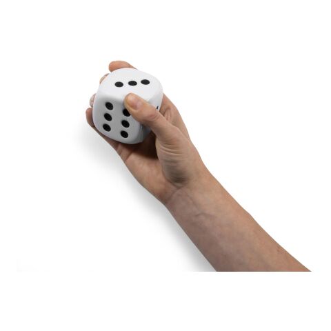 Anti-Stress Würfel &#039;Good luck&#039; Weiß | ohne Werbeanbringung | Nicht verfügbar | Nicht verfügbar