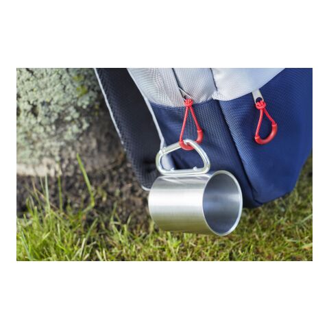 Doppelwandiger Kaffeebecher Carbine aus Edelstahl 185 ml Rot | ohne Werbeanbringung | Nicht verfügbar | Nicht verfügbar