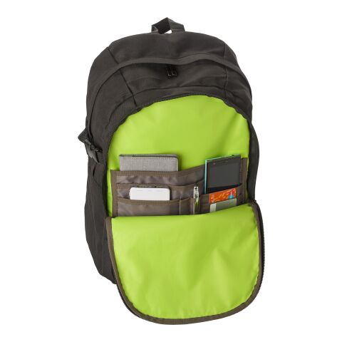 Rucksack &#039;Protect&#039; aus 600D Polyester mit integriertem RFID Schutz Schwarz | ohne Werbeanbringung | Nicht verfügbar | Nicht verfügbar